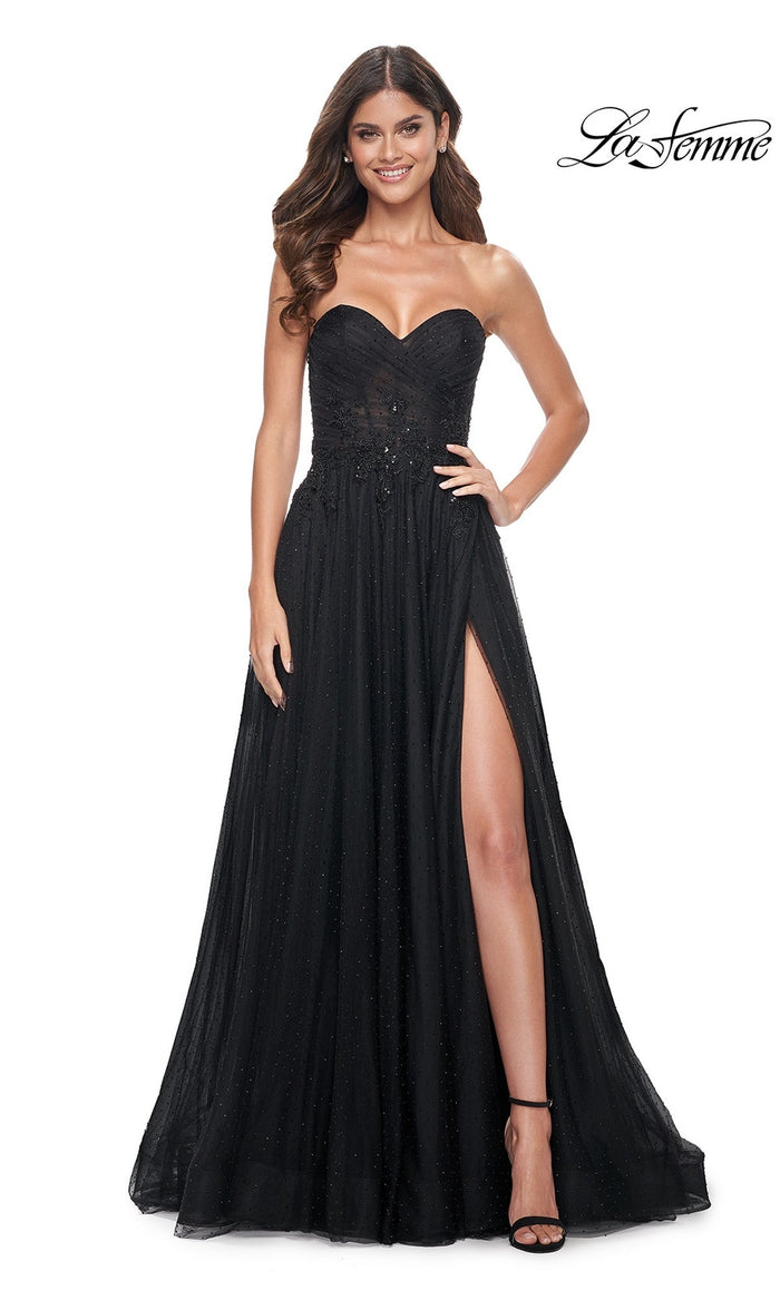 Black La Femme 32005 Formal Prom Dress