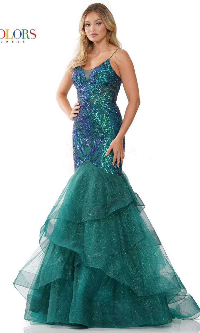 Deep Green Colors Dress 3200 Formal Prom Dress