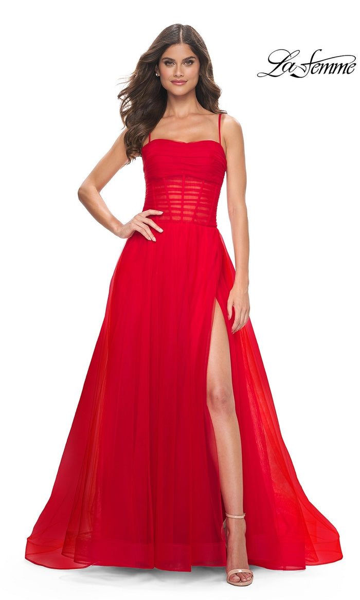 Red La Femme 32017 Formal Prom Dress
