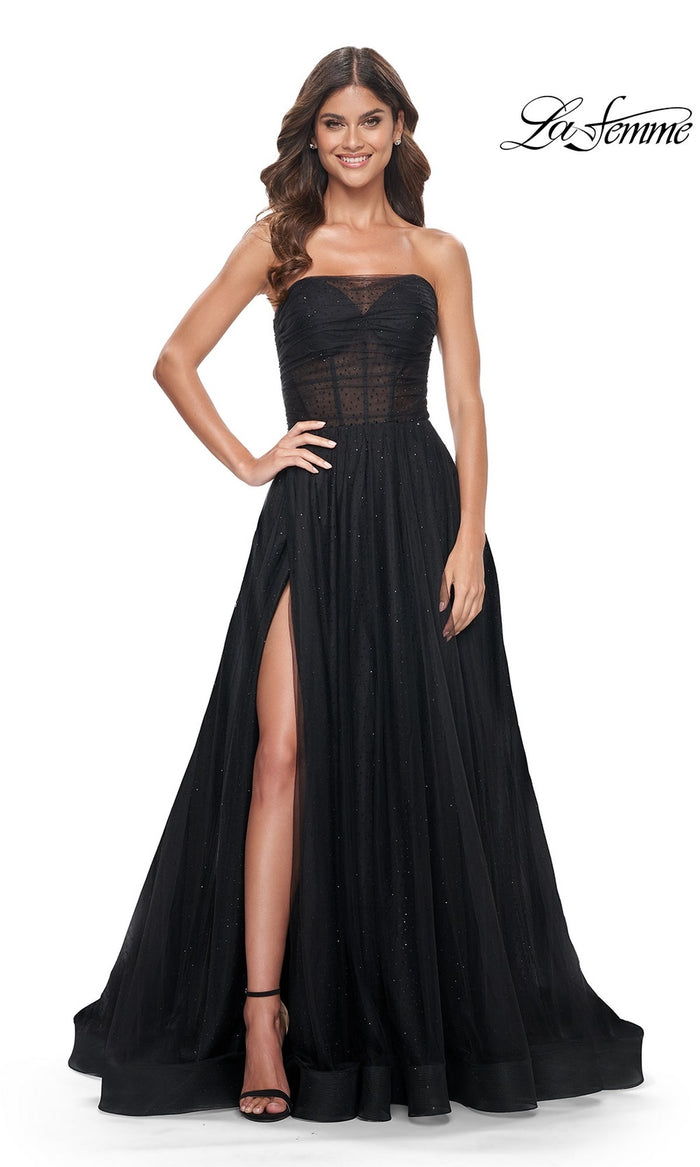 Black La Femme 32029 Formal Prom Dress