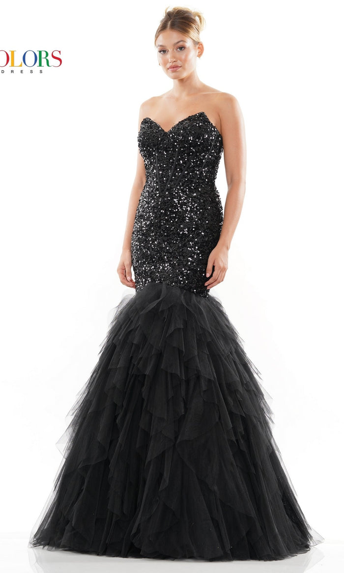 Black Colors Dress 3202 Formal Prom Dress