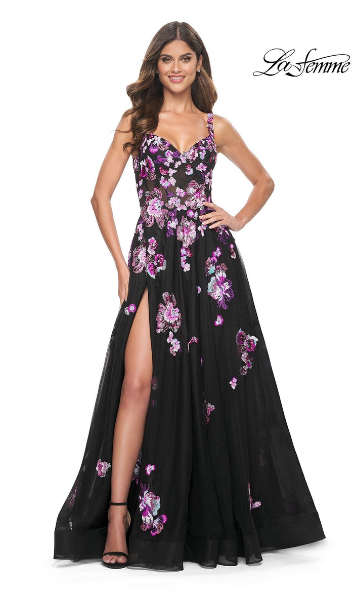 Black La Femme 32030 Formal Prom Dress