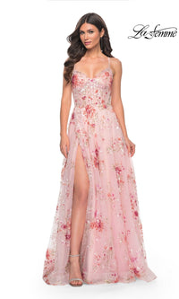 Light Pink La Femme 32031 Formal Prom Dress