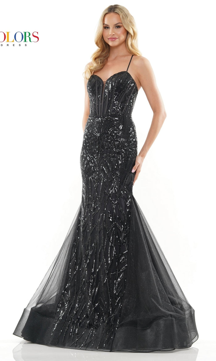 Black Colors Dress 3203 Formal Prom Dress