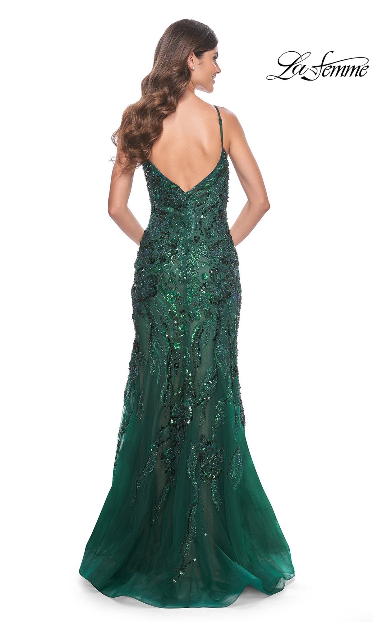 La Femme Dress 32049 - Navy La Femme Dress 32049 - Navy
