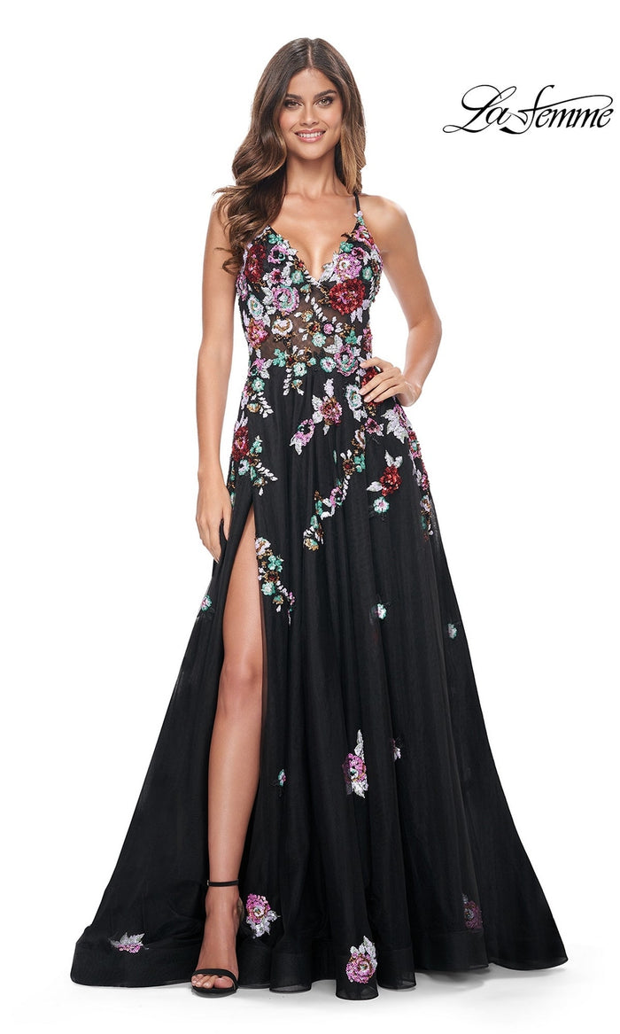 Black La Femme 32051 Formal Prom Dress
