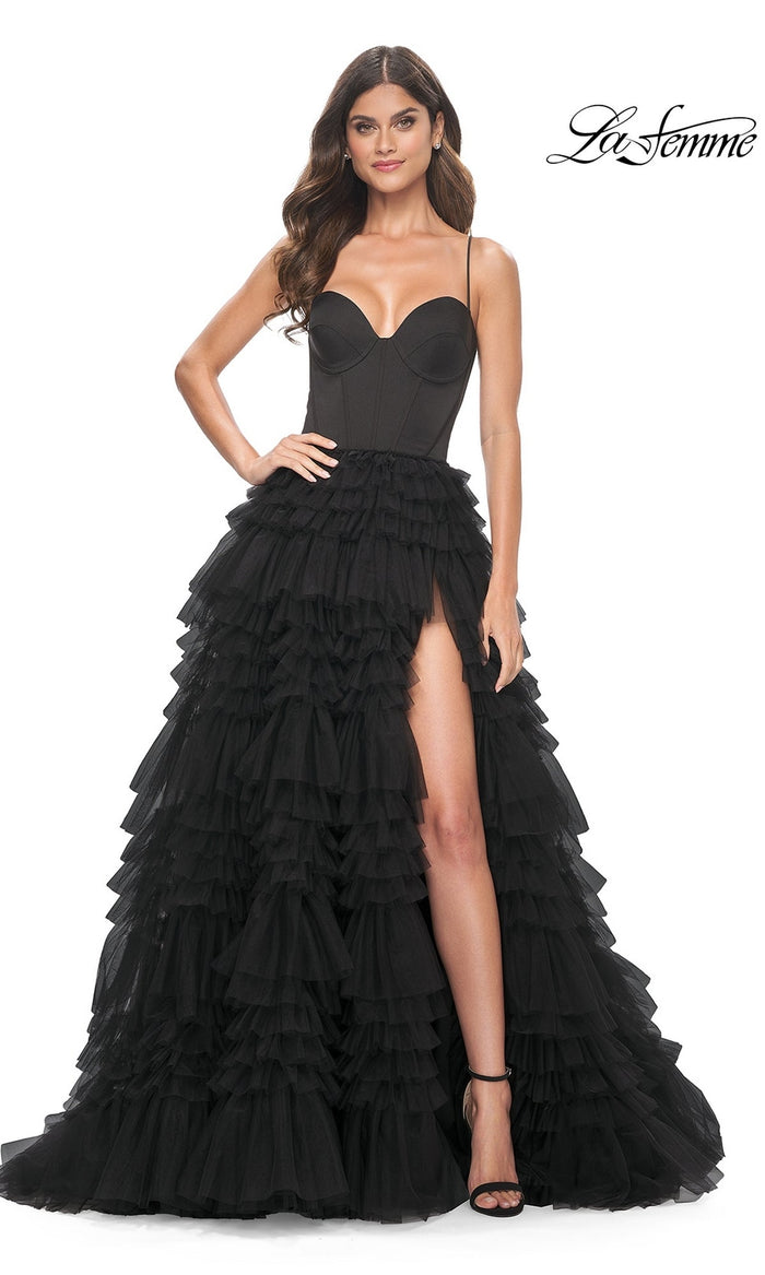 Black La Femme 32071 Formal Prom Dress