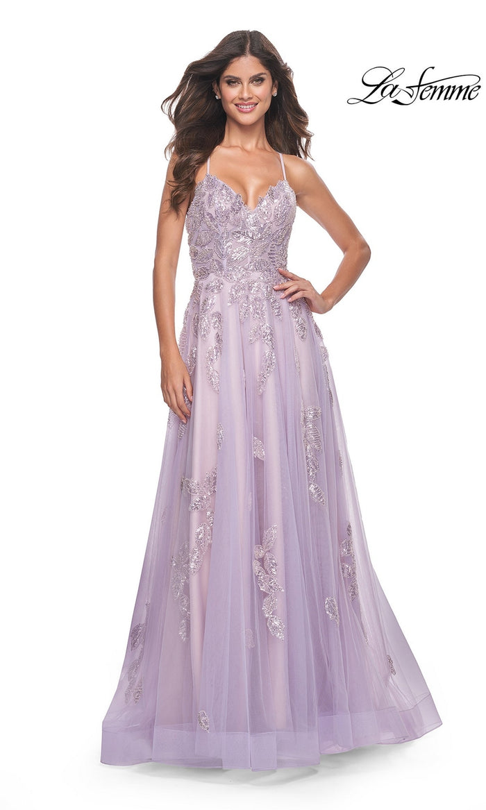 Lavender La Femme 32090 Formal Prom Dress