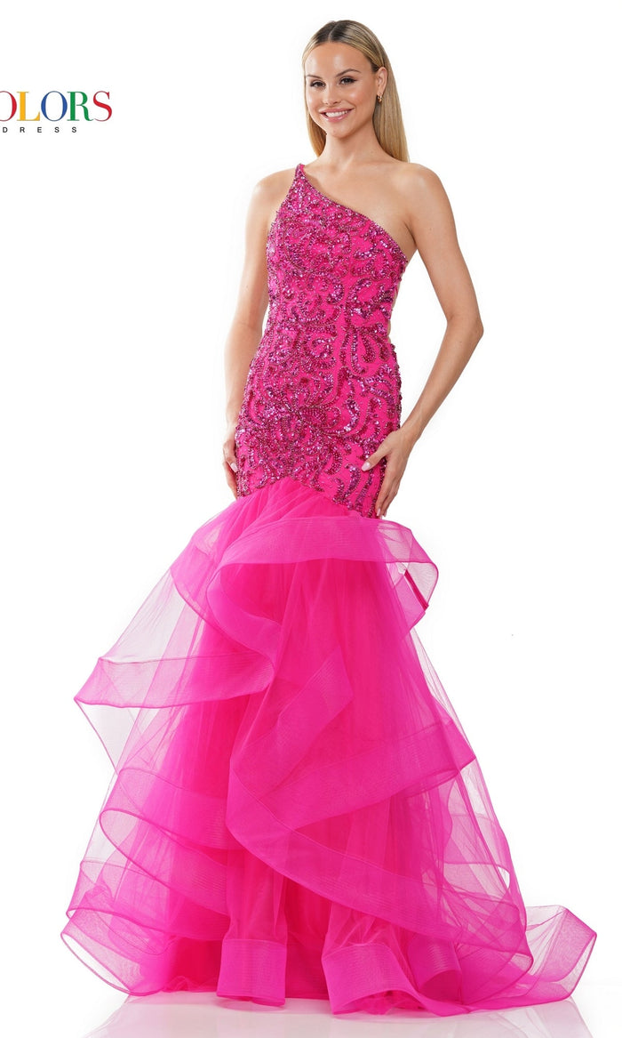 Fuchsia Colors Dress 3209 Formal Prom Dress