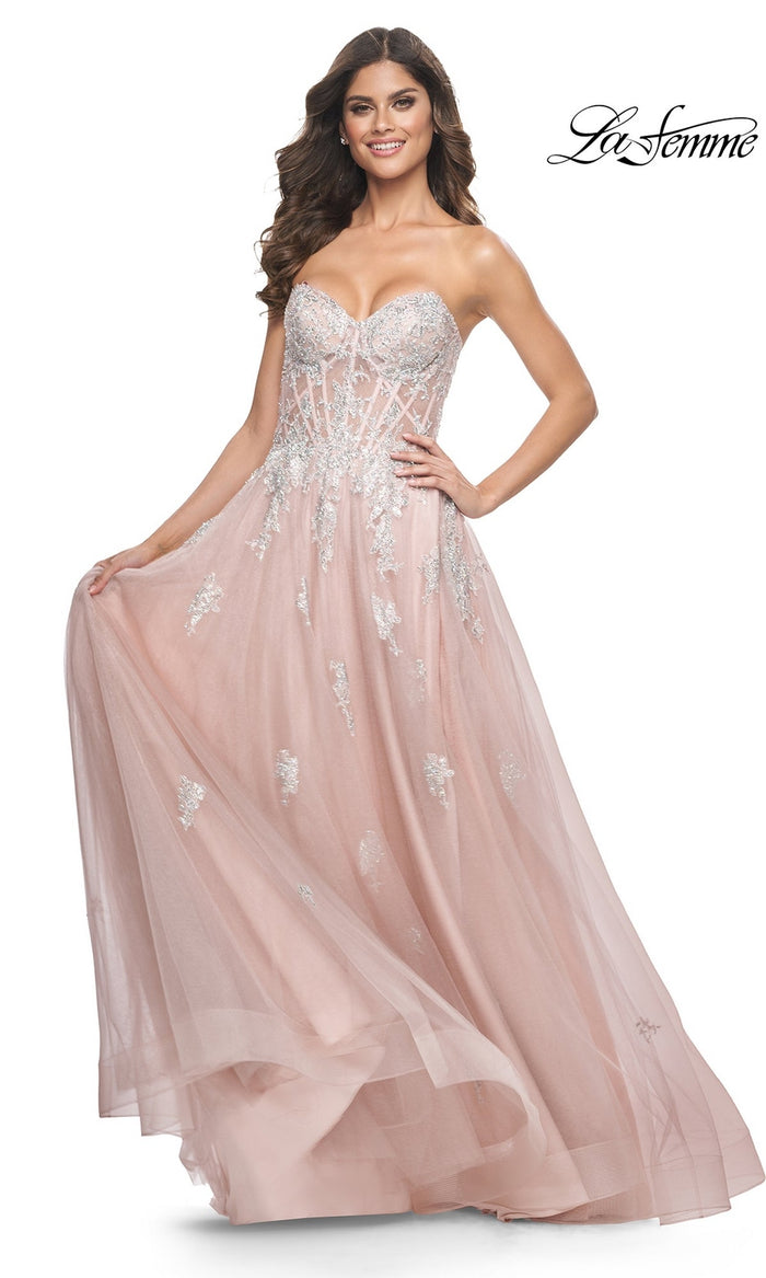 Mauve La Femme 32111 Formal Prom Dress