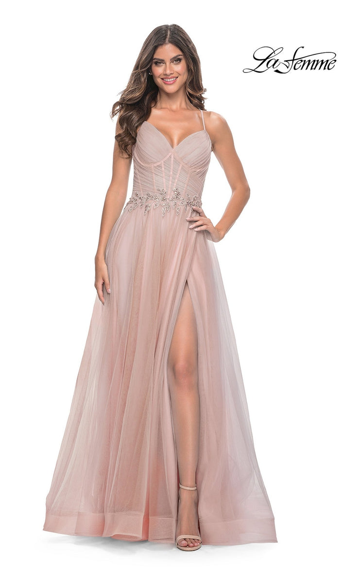 Mauve La Femme 32117 Formal Prom Dress