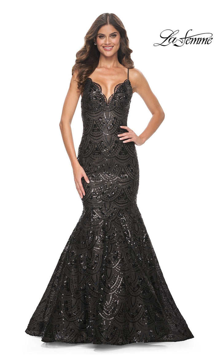 Black La Femme 32118 Formal Prom Dress