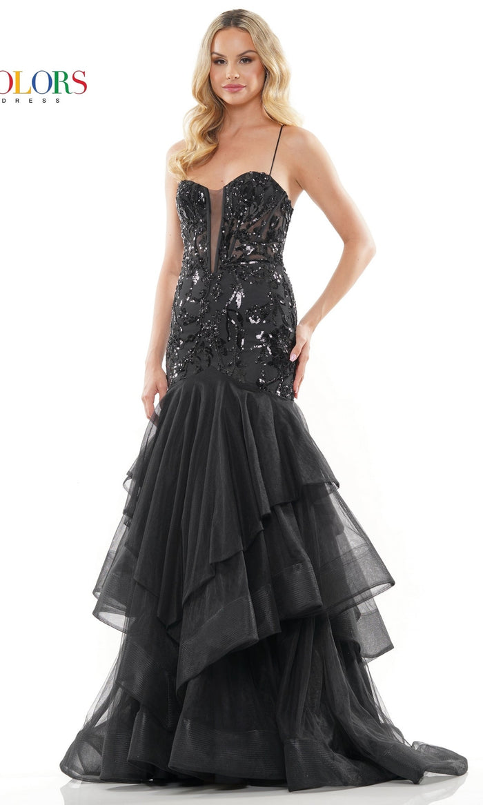 Black Colors Dress 3212 Formal Prom Dress