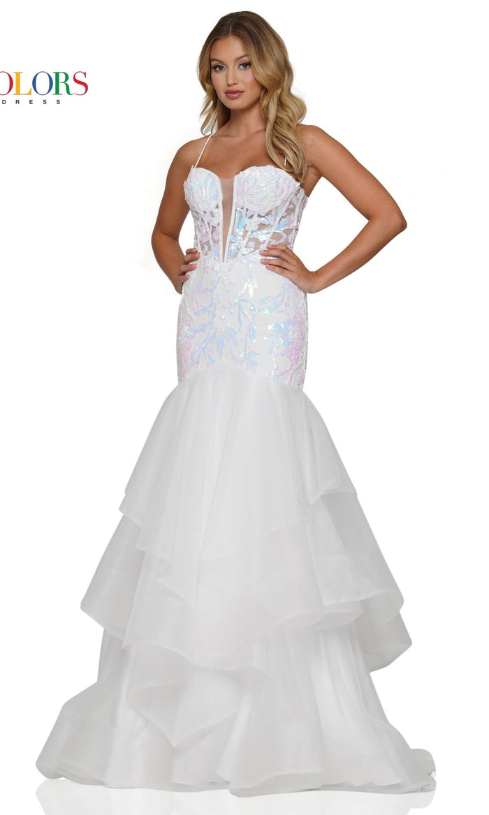 Off White Colors Dress 3212 Formal Prom Dress