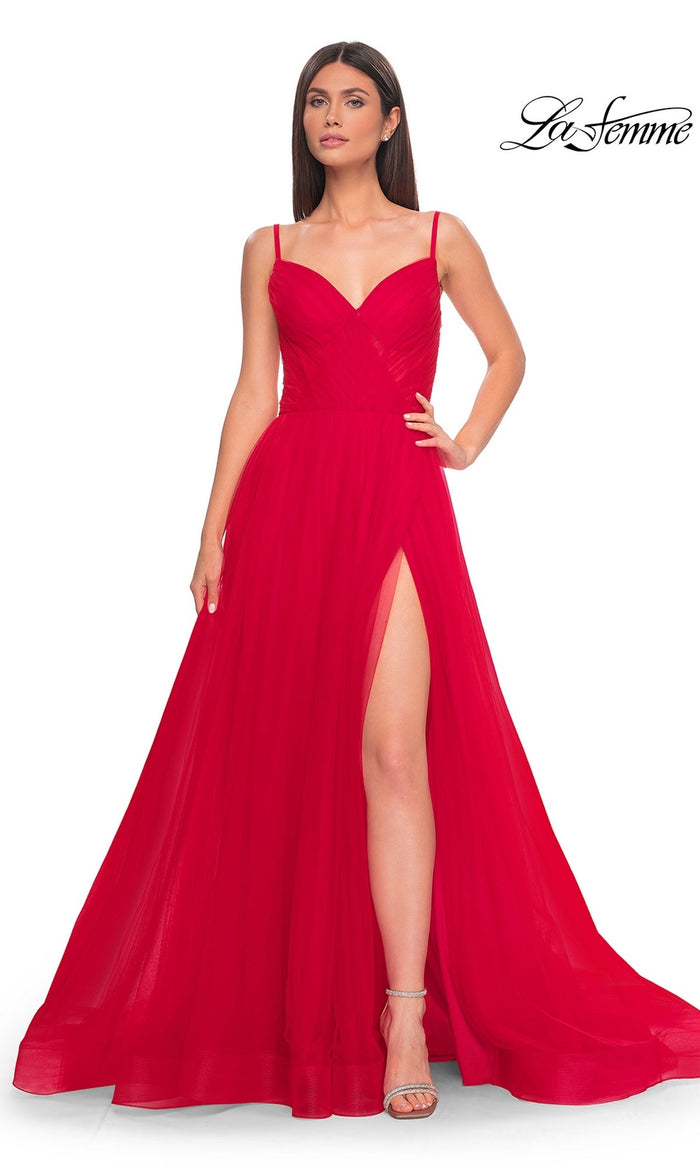 Red La Femme 32130 Formal Prom Dress