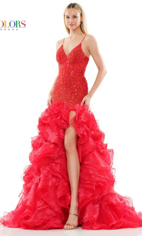 Red Colors Dress 3214 Formal Prom Dress