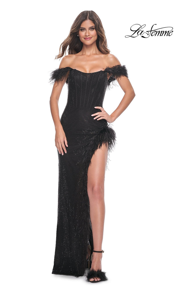 Black La Femme 32151 Formal Prom Dress