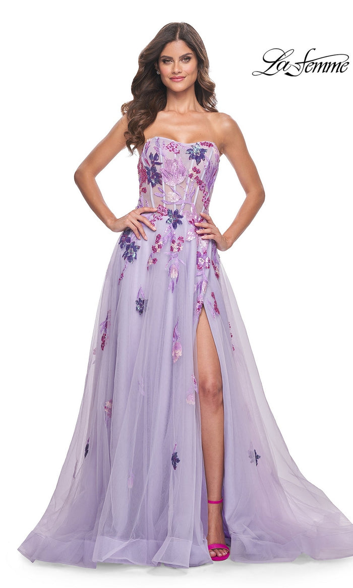 Lavender La Femme 32156 Formal Prom Dress