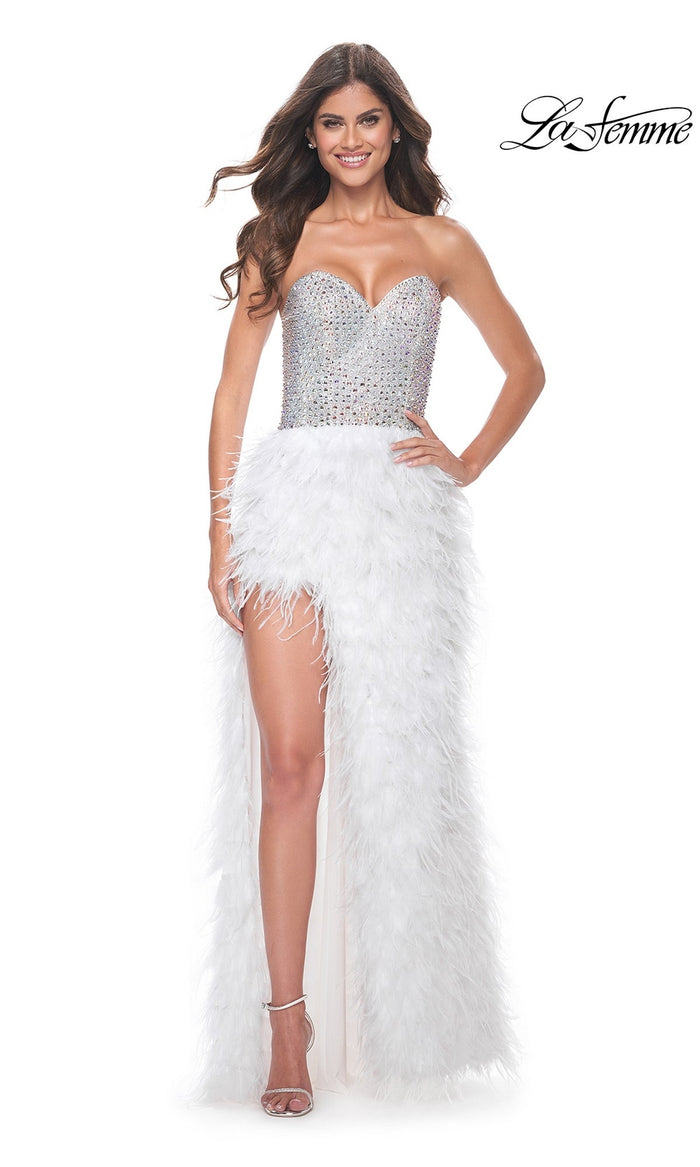 White La Femme 32165 Formal Prom Dress
