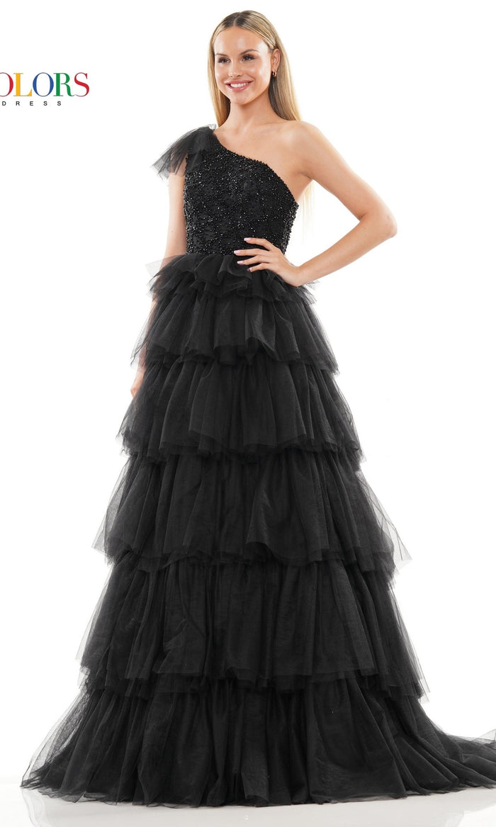 Black Colors Dress 3218 Formal Prom Dress