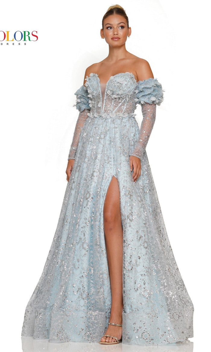 Light Blue Colors Dress 3220 Formal Prom Dress
