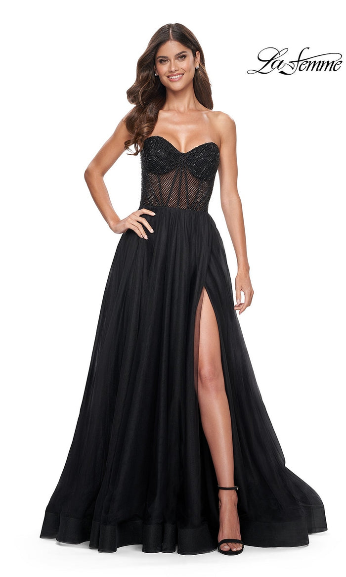 Black La Femme 32216 Formal Prom Dress