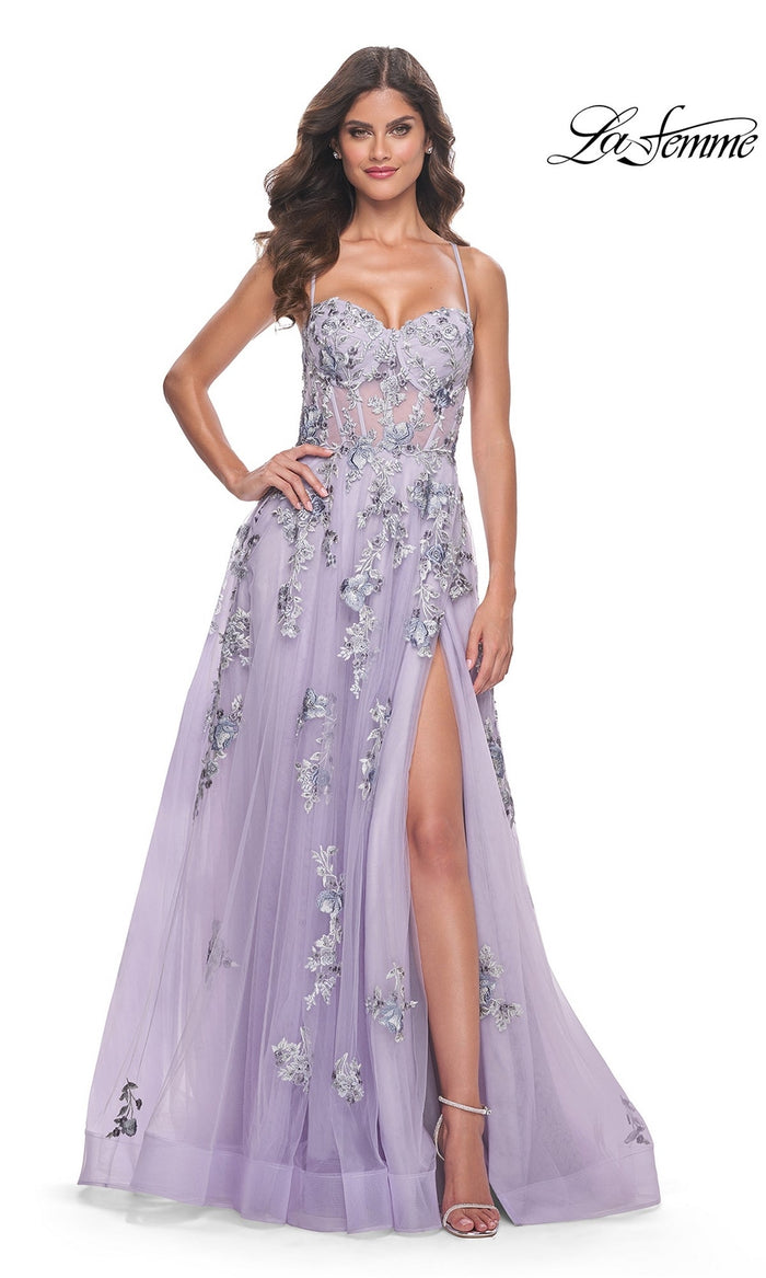 Lavender La Femme 32221 Formal Prom Dress