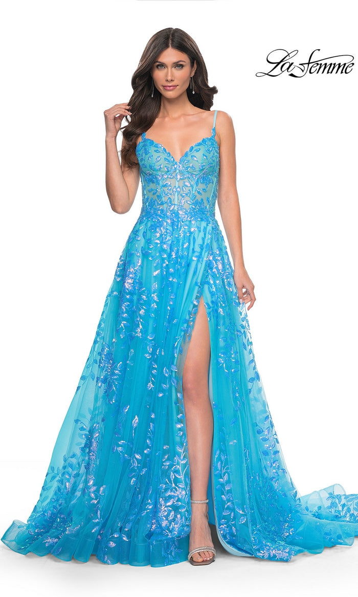 Blue La Femme 32223 Formal Prom Dress