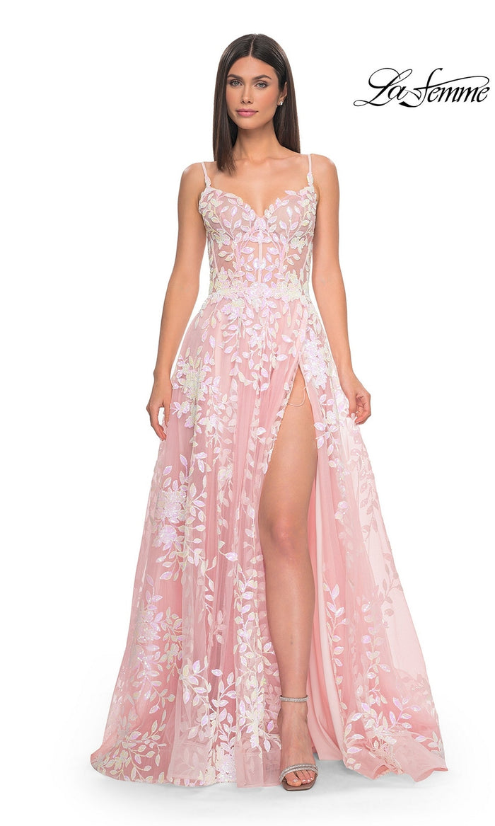 Pink La Femme 32223 Formal Prom Dress