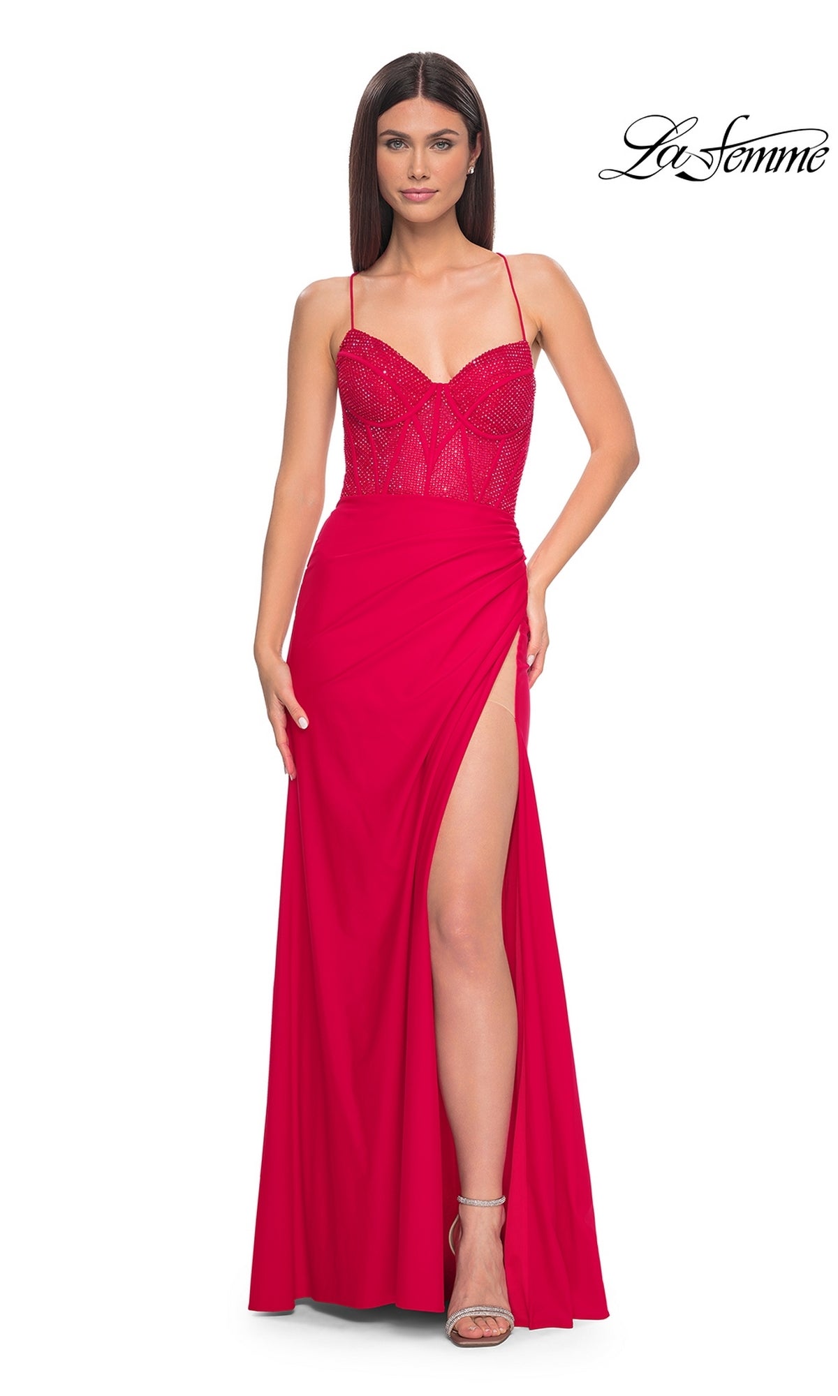 Red La Femme 32230 Formal Prom Dress