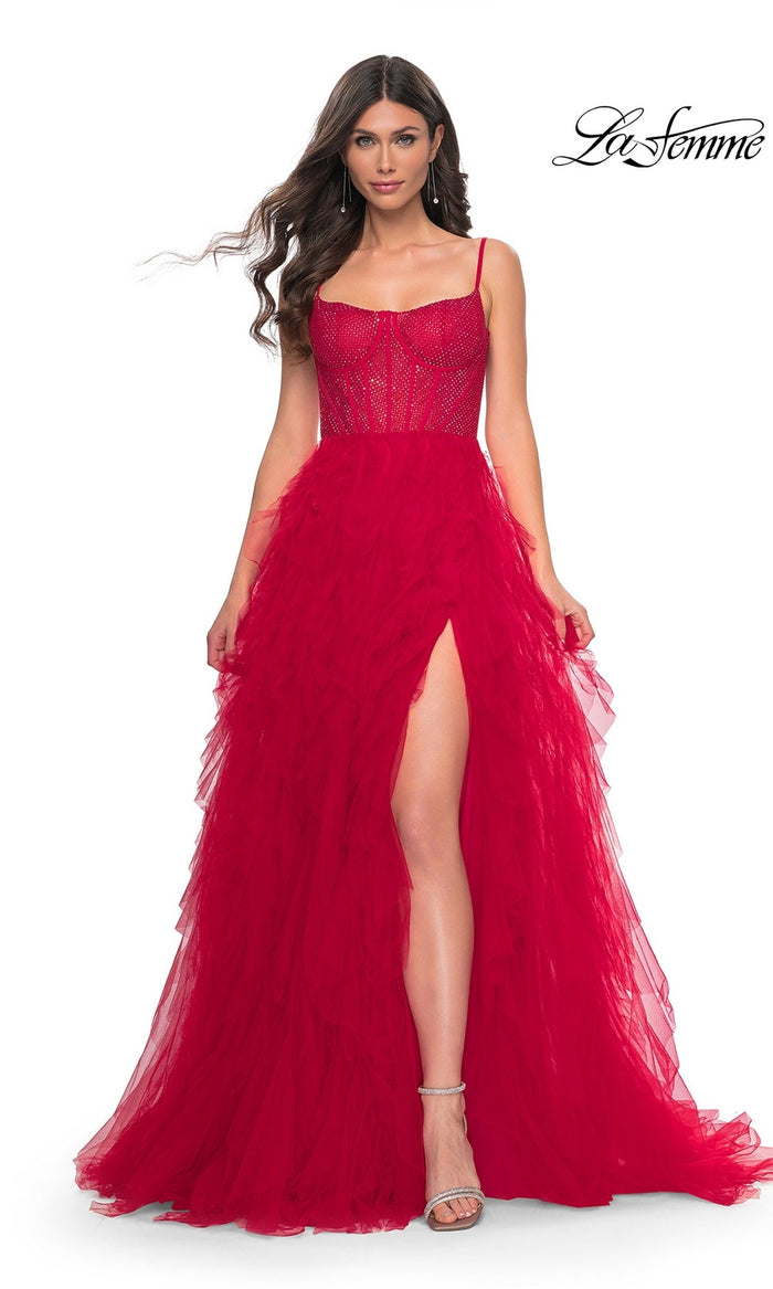 Red La Femme 32233 Formal Prom Dress