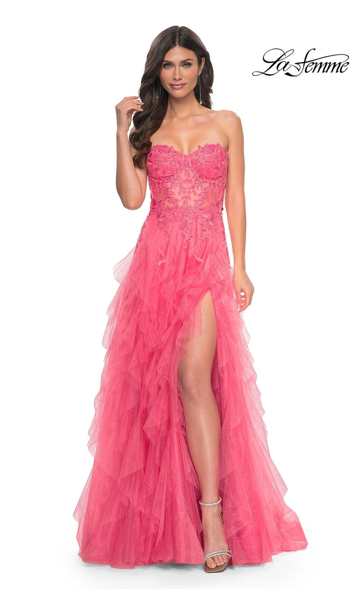 Coral La Femme 32286 Formal Prom Dress