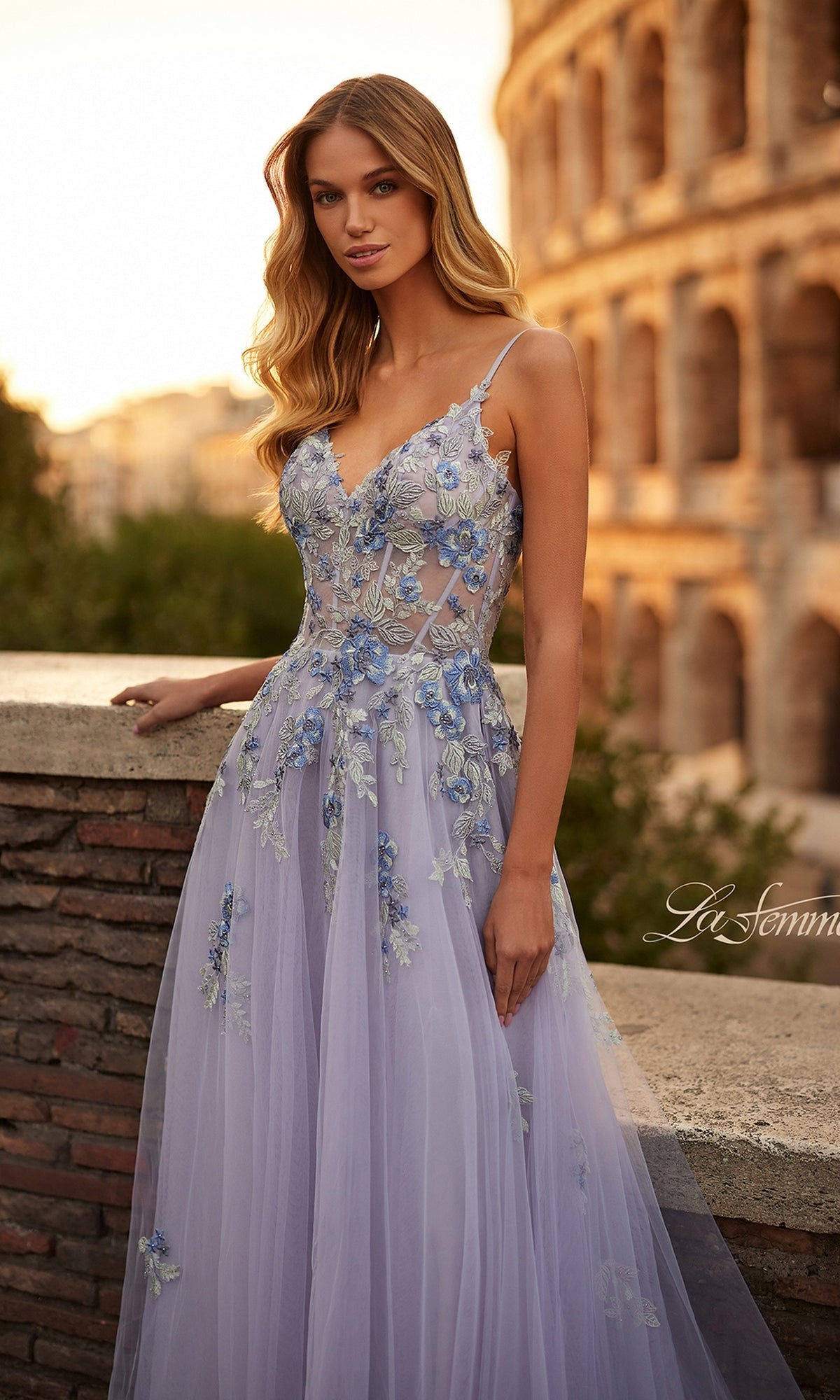 La Femme 32288 | Formal Dress Shops 4 / Lavender/Gray La Femme 32288 | Formal Dress Shops 4 / Lavender/Gray