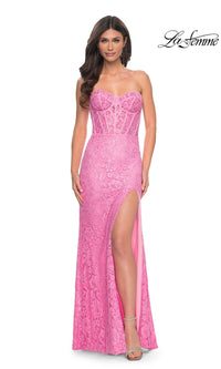 Pink La Femme 32298 Formal Prom Dress