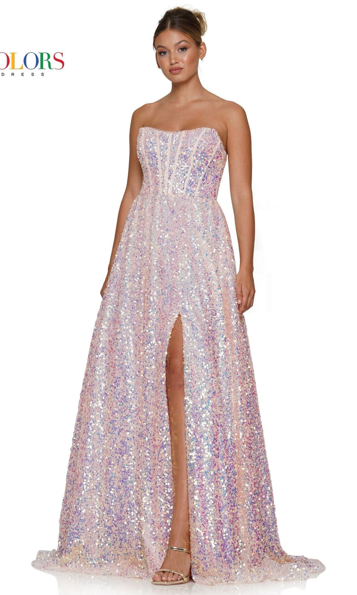 Blush Colors Dress 3229 Formal Prom Dress