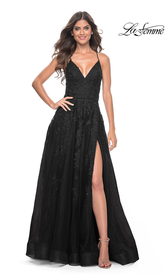Black La Femme 32303 Formal Prom Dress