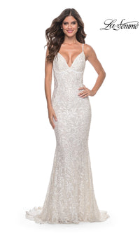 White La Femme 32309 Formal Prom Dress