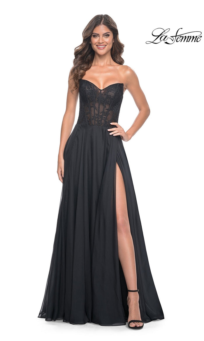 Black La Femme 32311 Formal Prom Dress