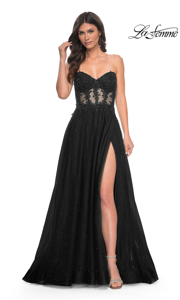 Black La Femme 32313 Formal Prom Dress
