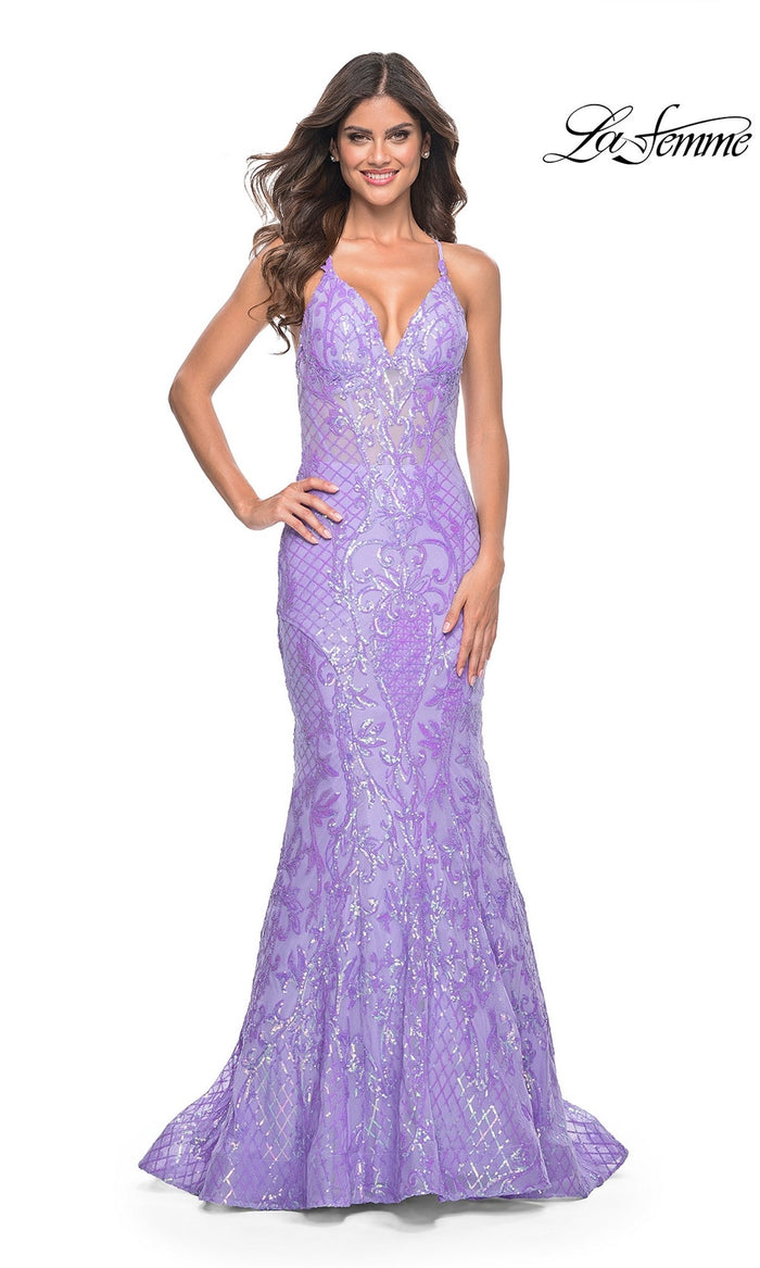 Lavender La Femme 32337 Formal Prom Dress