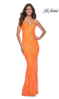 Orange La Femme 32343 Formal Prom Dress