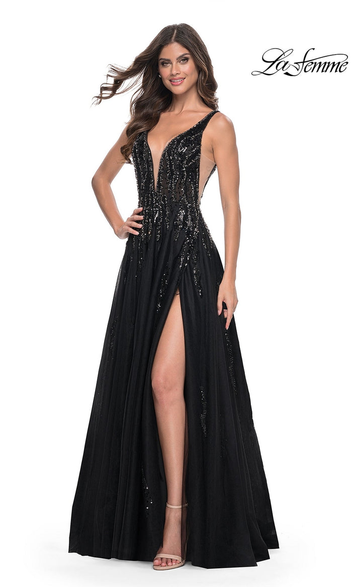 Black La Femme 32345 Formal Prom Dress