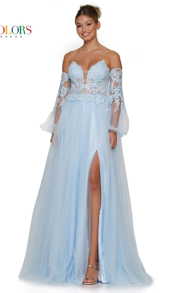 Light Blue Colors Dress 3237 Formal Prom Dress