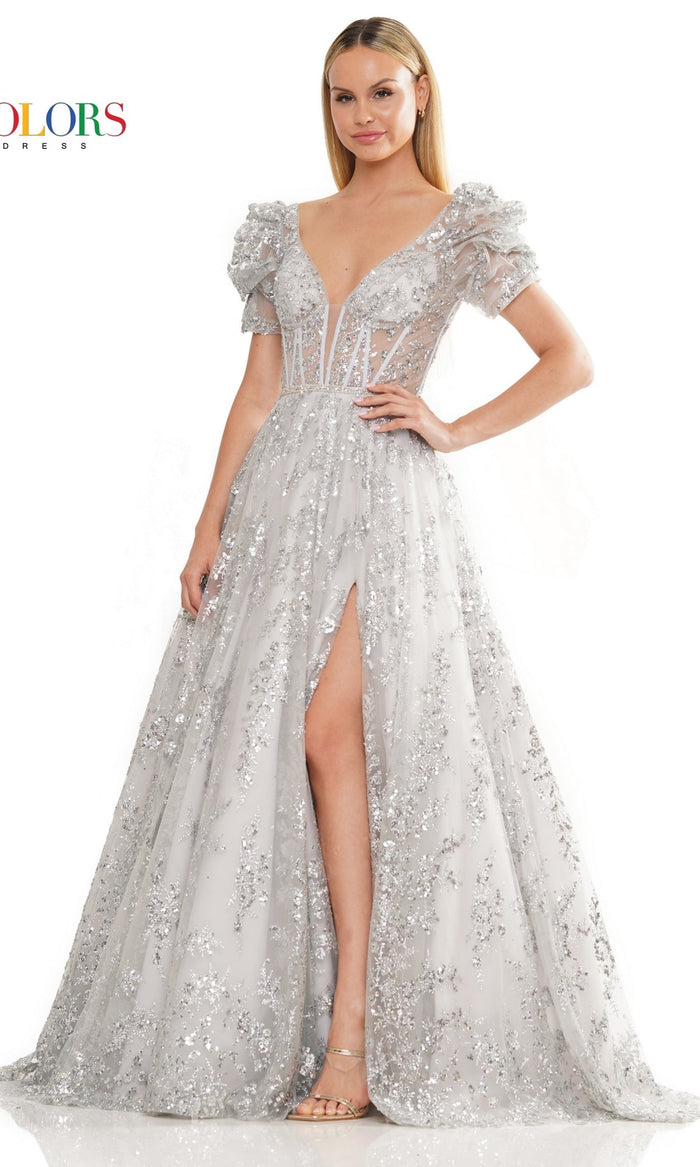 Silver Colors Dress 3243 Formal Prom Dress