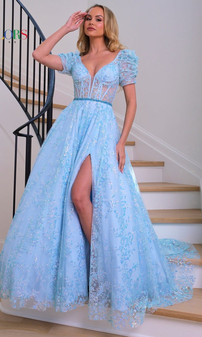 Light Blue Colors Dress 3243 Formal Prom Dress