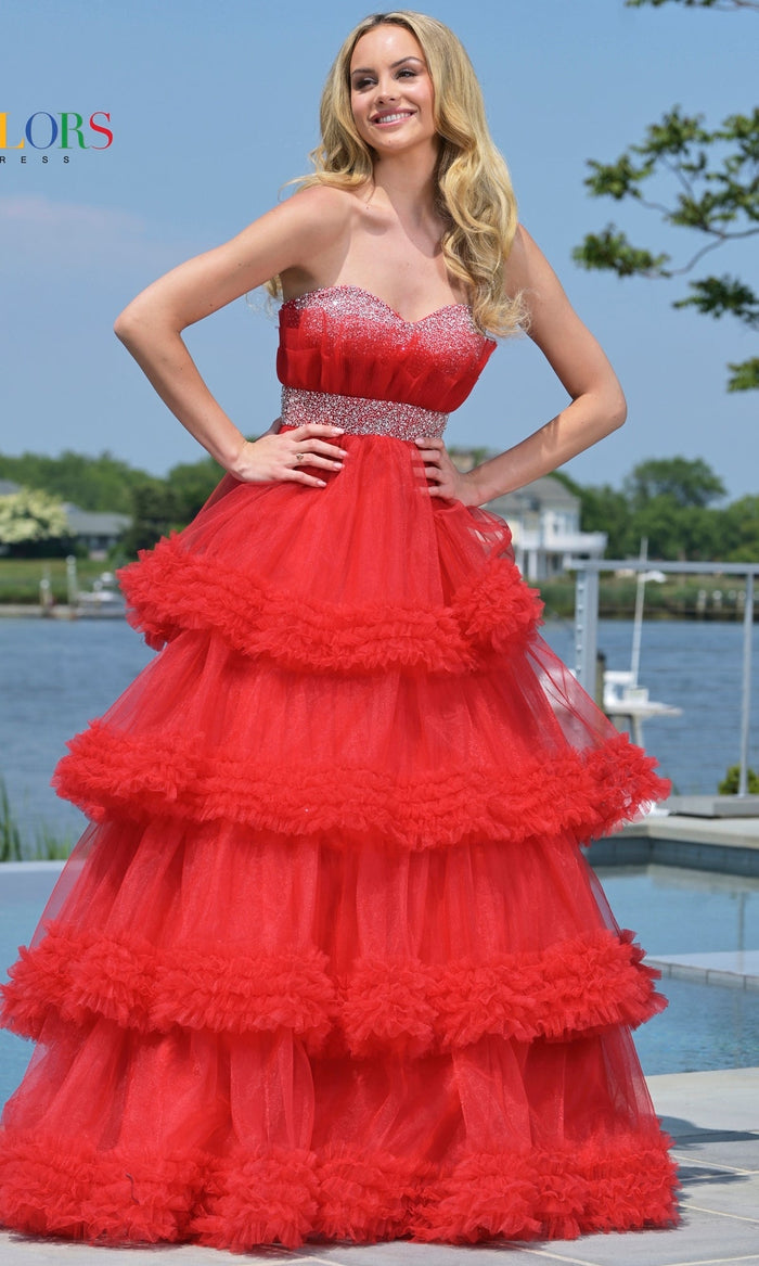 Red Colors Dress 3245 Formal Prom Dress