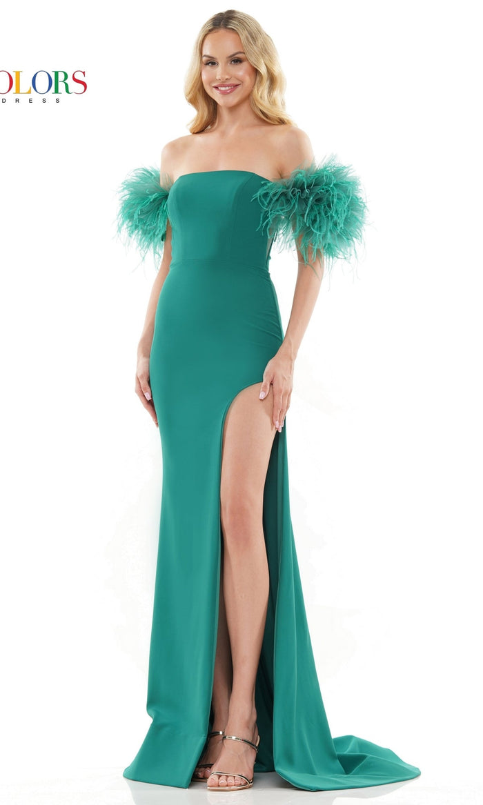 Deep Green Colors Dress 3250 Formal Prom Dress