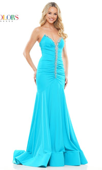 Teal Colors Dress 3276 Formal Prom Dress