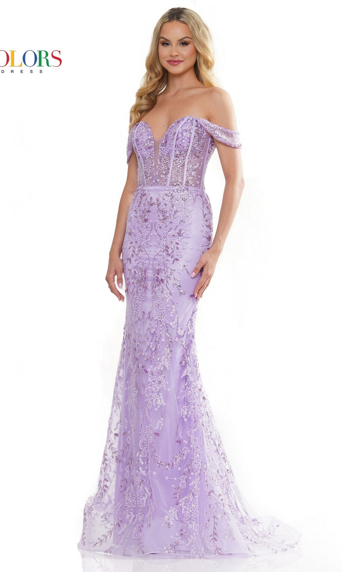 Lilac Colors Dress 3287 Formal Prom Dress