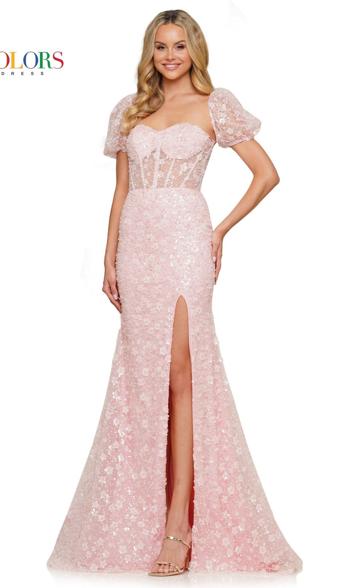 Pink Colors Dress 3290 Formal Prom Dress